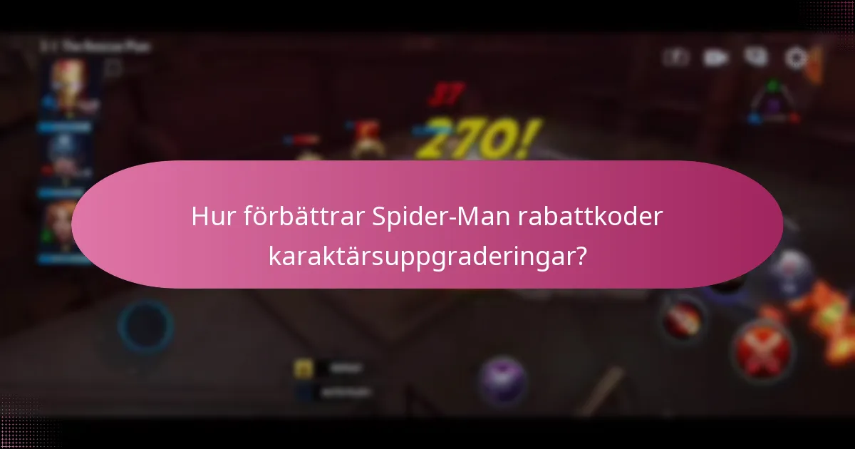 Vilka kampanjaktiviteter innehåller Spider-Man rabattkoder?