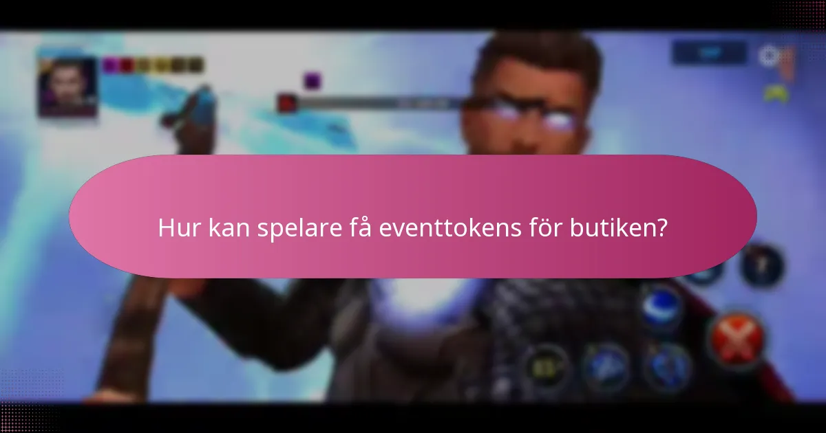 Hur kan spelare få eventtokens för butiken?