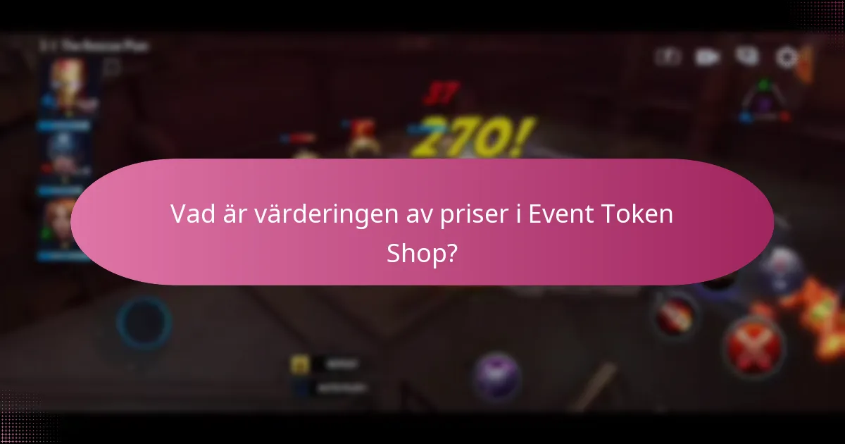 Vad är värderingen av priser i Event Token Shop?